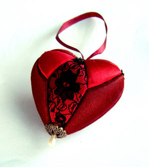 Red Heart With Lace by AisteK Red Heart With Lace by AisteK