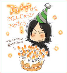 H B-day, Prof Snape