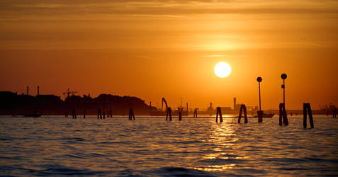 Venice Skyline No. 4 - Sunsetting