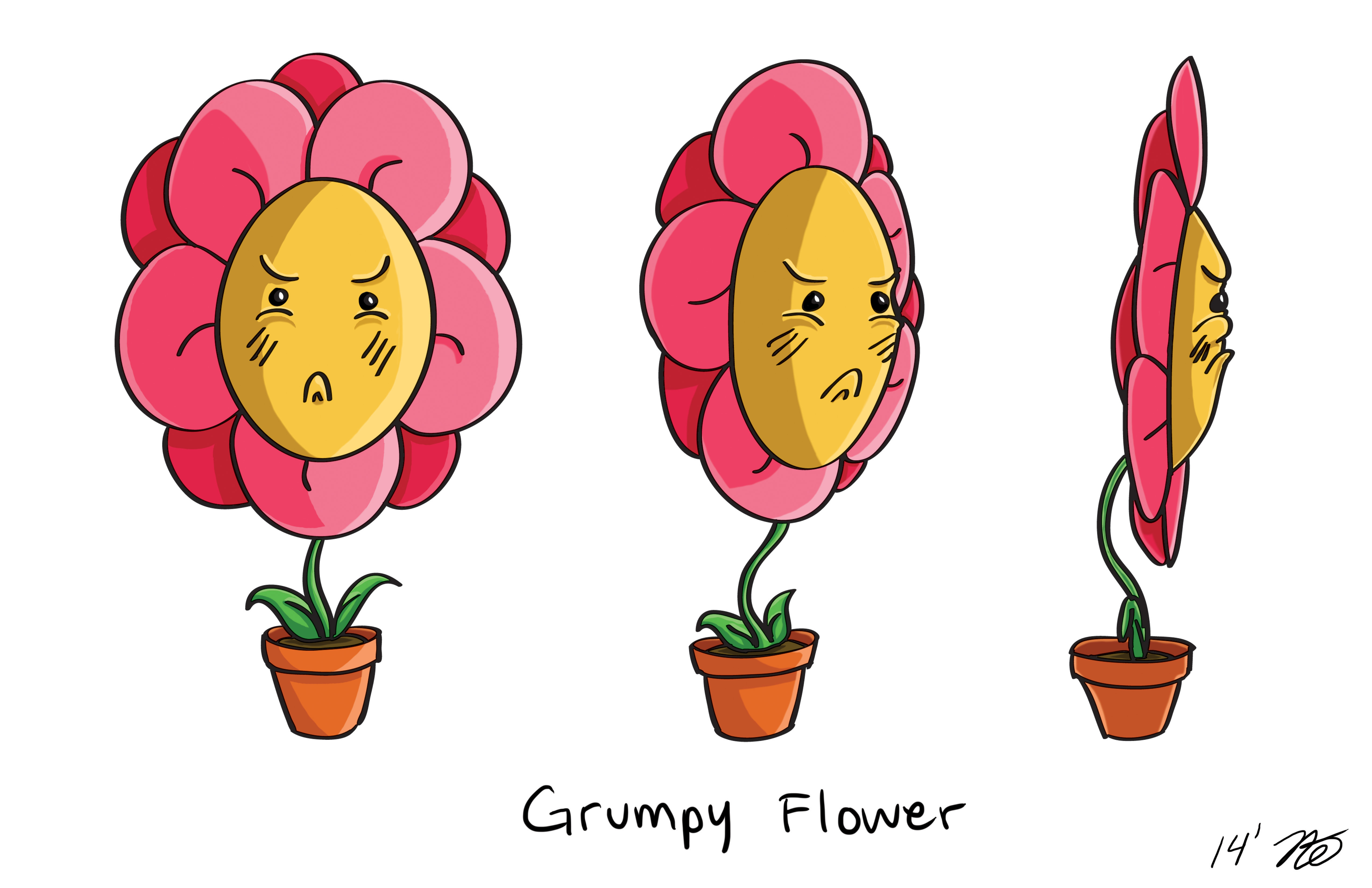 Grumpy Flower by nten17 on DeviantArt