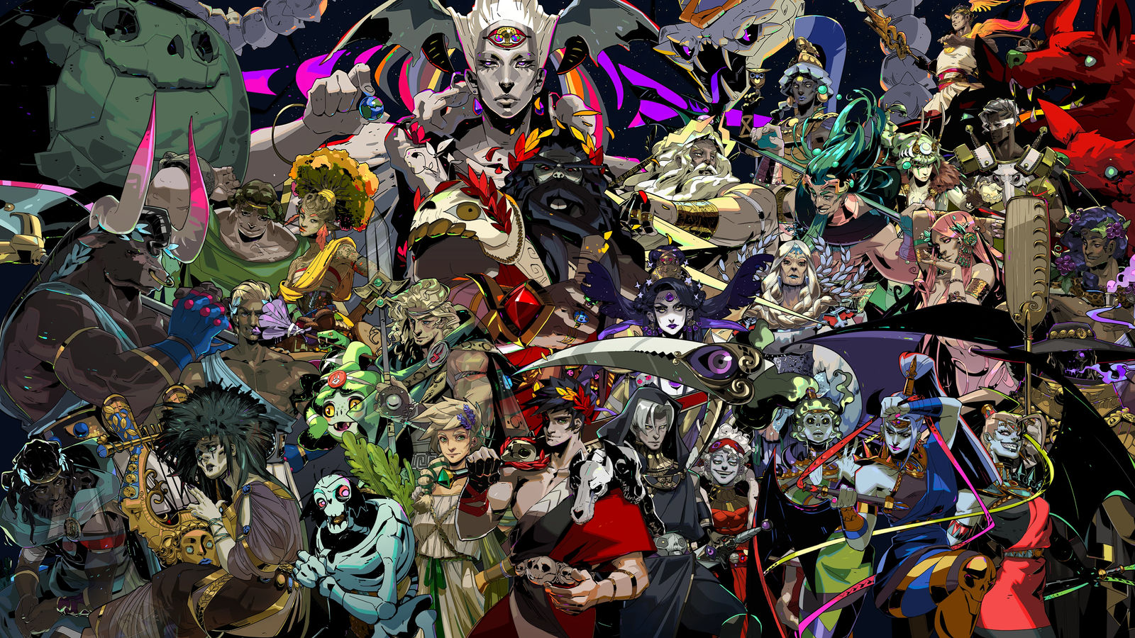 Demerzel Deviantart HADES - All Characters, One Wallpaper by 3Demerzel on DeviantArt