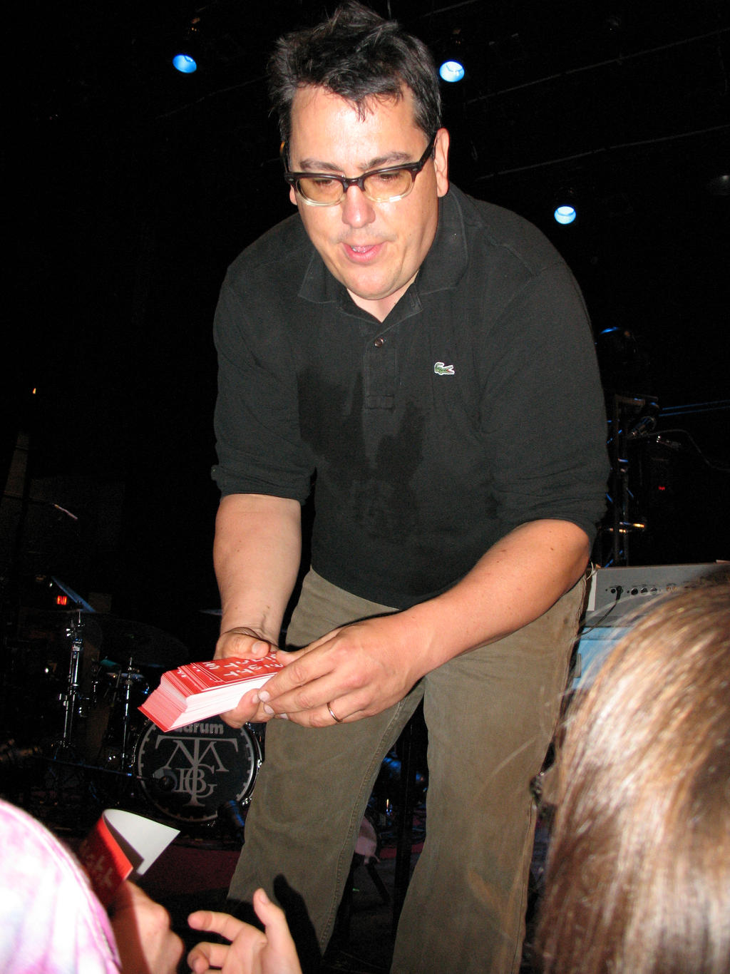 FLANSBURGH GIVES US STICKERS