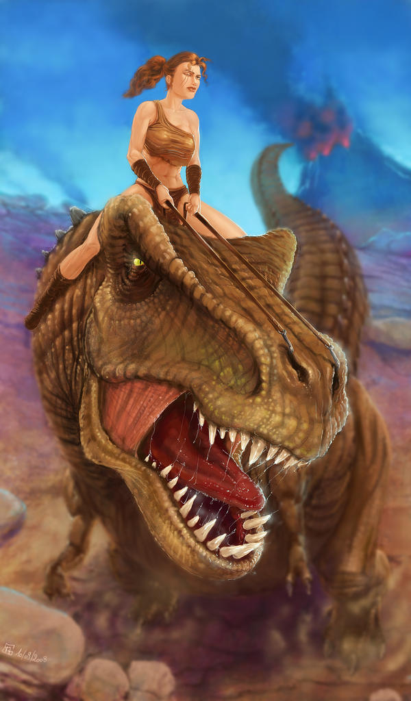 Human Riding Rex T-Rex Rider by julientainmont on DeviantArt