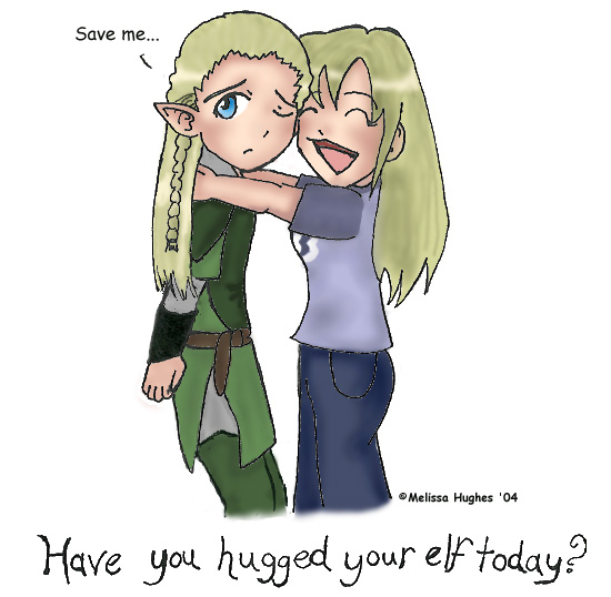 Have you hugged your elf today