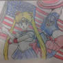 Captain America and Sailor Moon