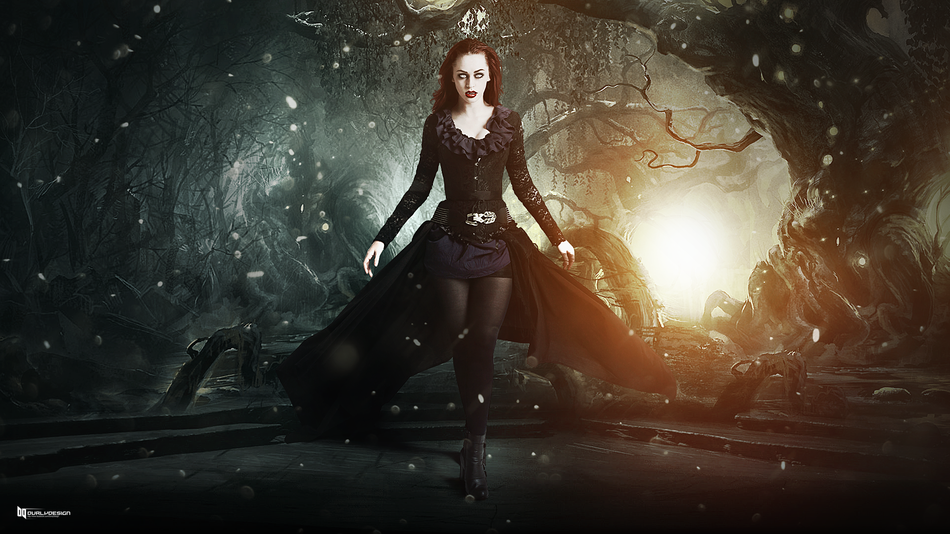 Женщина тьма арт