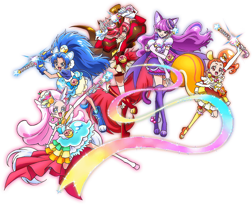 Yes, Precure 5 Gogo /Smile Precure /Kirakira Precure a la mode collab edit  . : r/precure