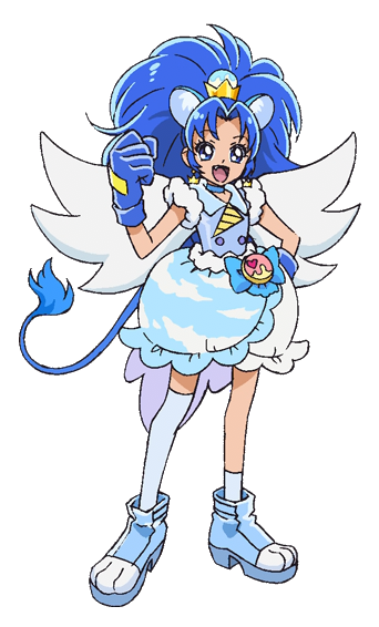 Cure Gelato = Watersplat  Splatoon + Kira Kira Precure A La Mode