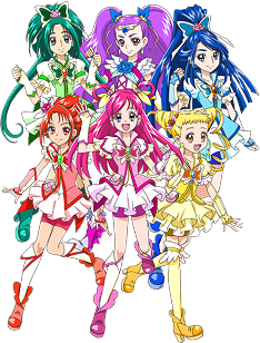 Yes! PreCure 5 GoGo [Manga Render] by FFPreCureSpain on DeviantArt