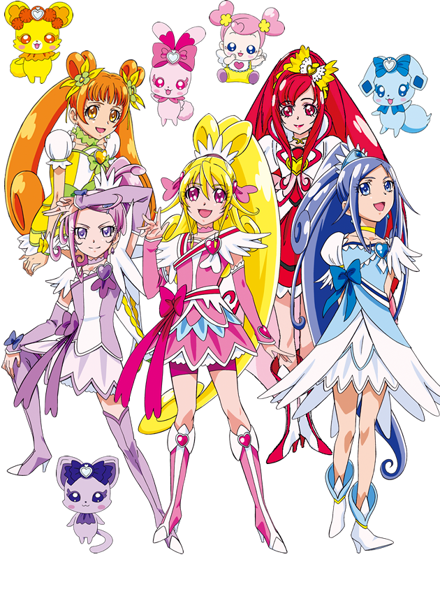 Yes! PreCure 5 GoGo [New Stage 3 Render] by FFPreCureSpain on DeviantArt