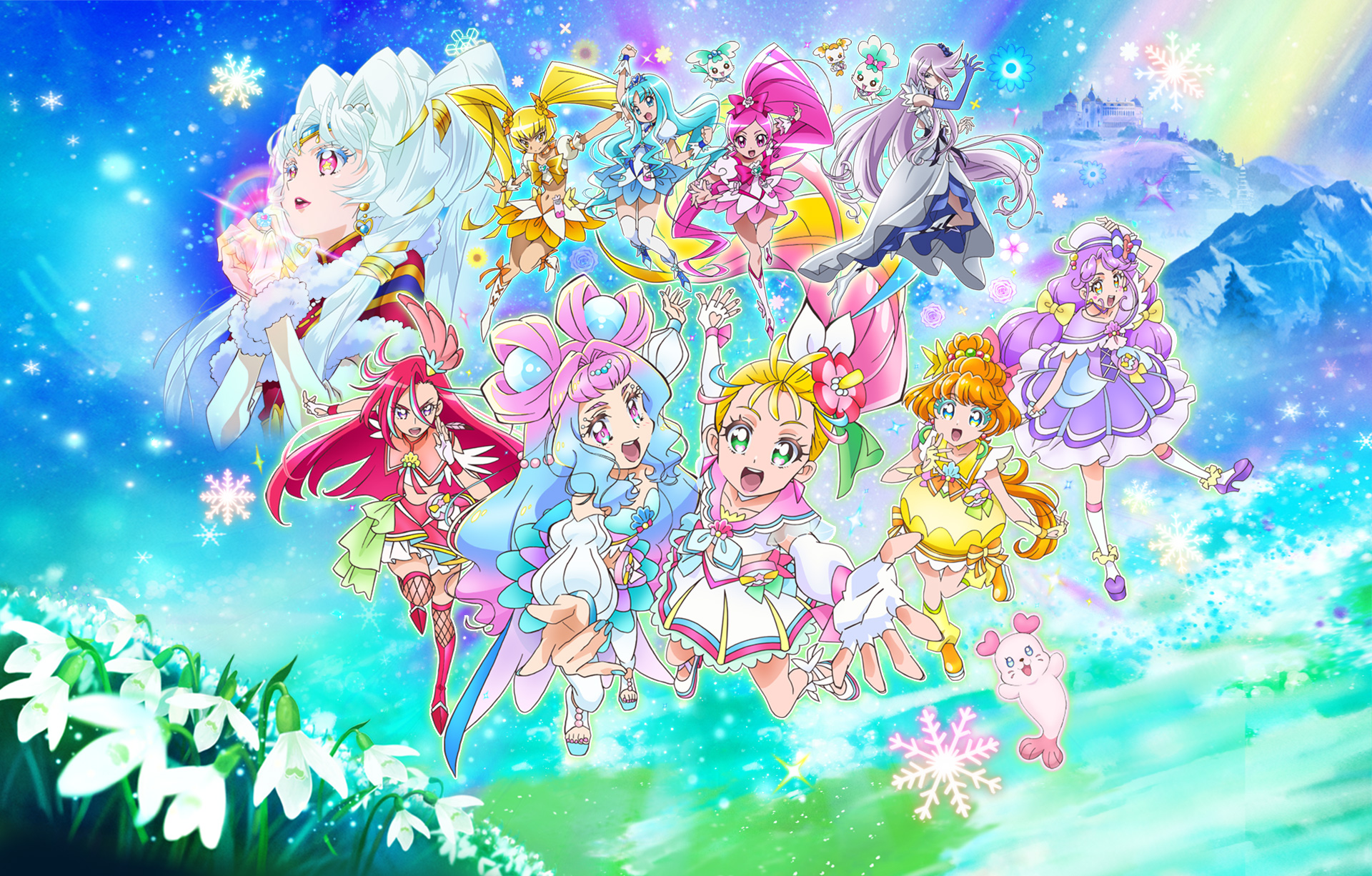 Tropical-Rouge! x Heartcatch Precure movie poster : r/precure