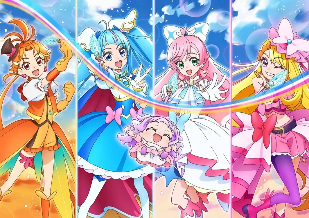 Anime Hirogaru Sky! Pretty Cure HD Wallpaper by umi chu