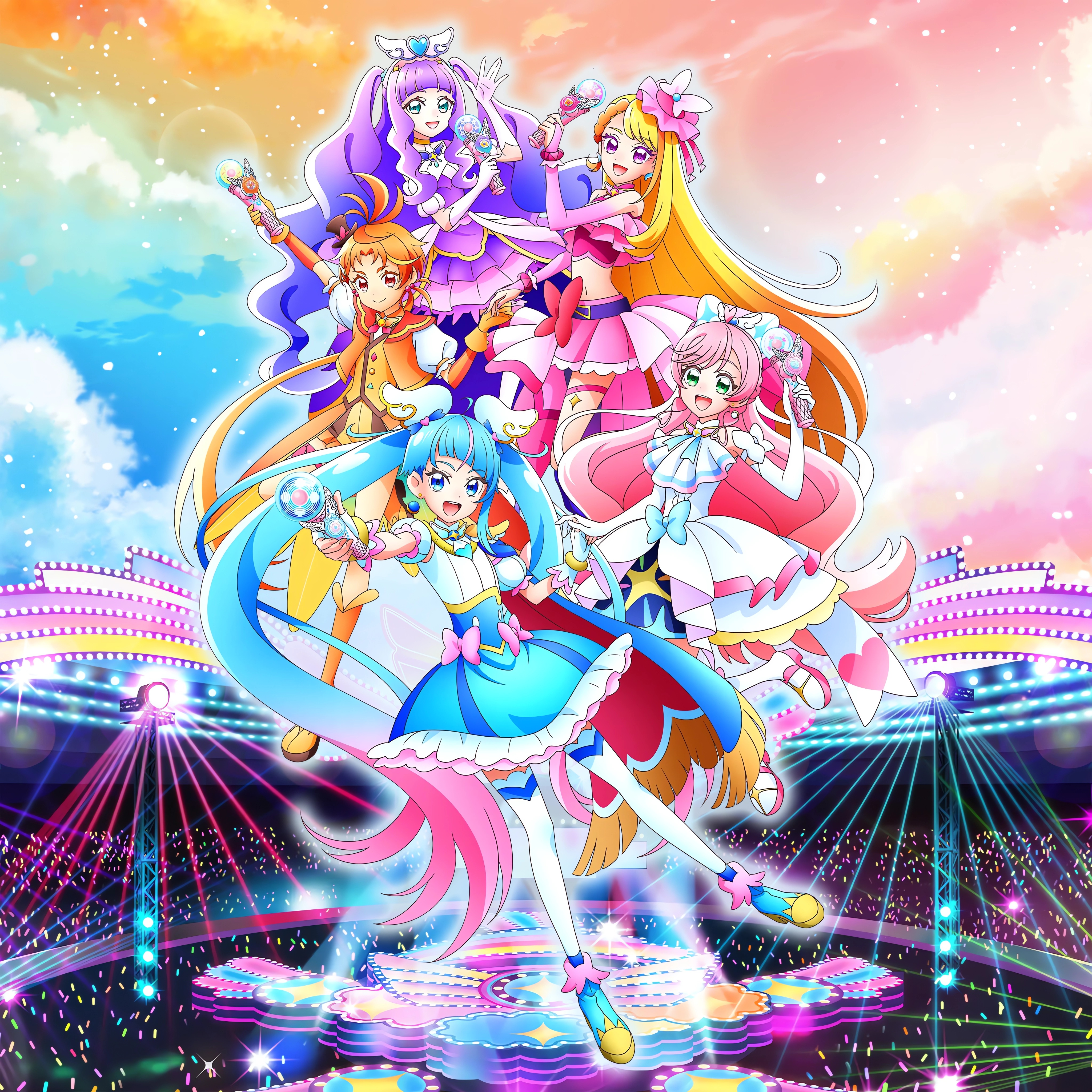 Hirogaru Sky Precure Matte Finish Wall Poster Paper Print