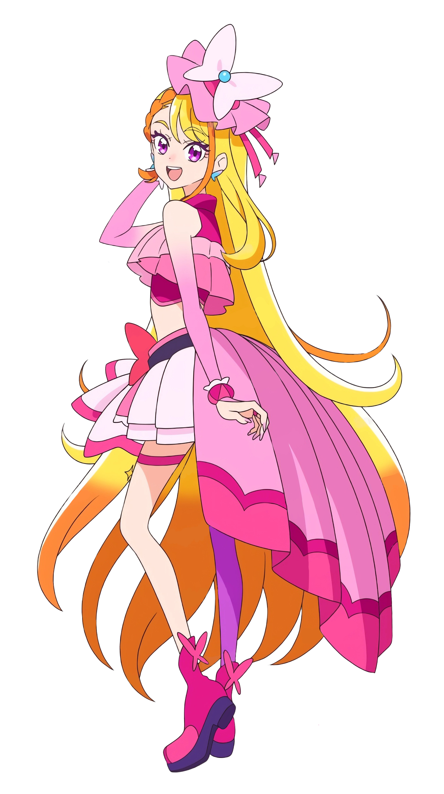 Cure Majesty from Hirogaru Sky PreCure by JWBtheUncanny on DeviantArt