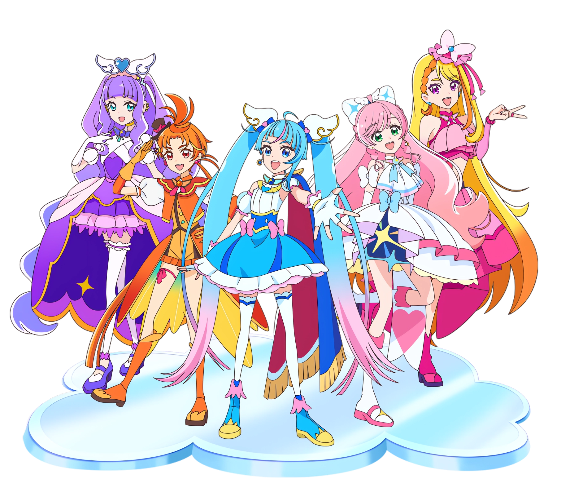 Hirogaru Sky Pretty Cure Charms 