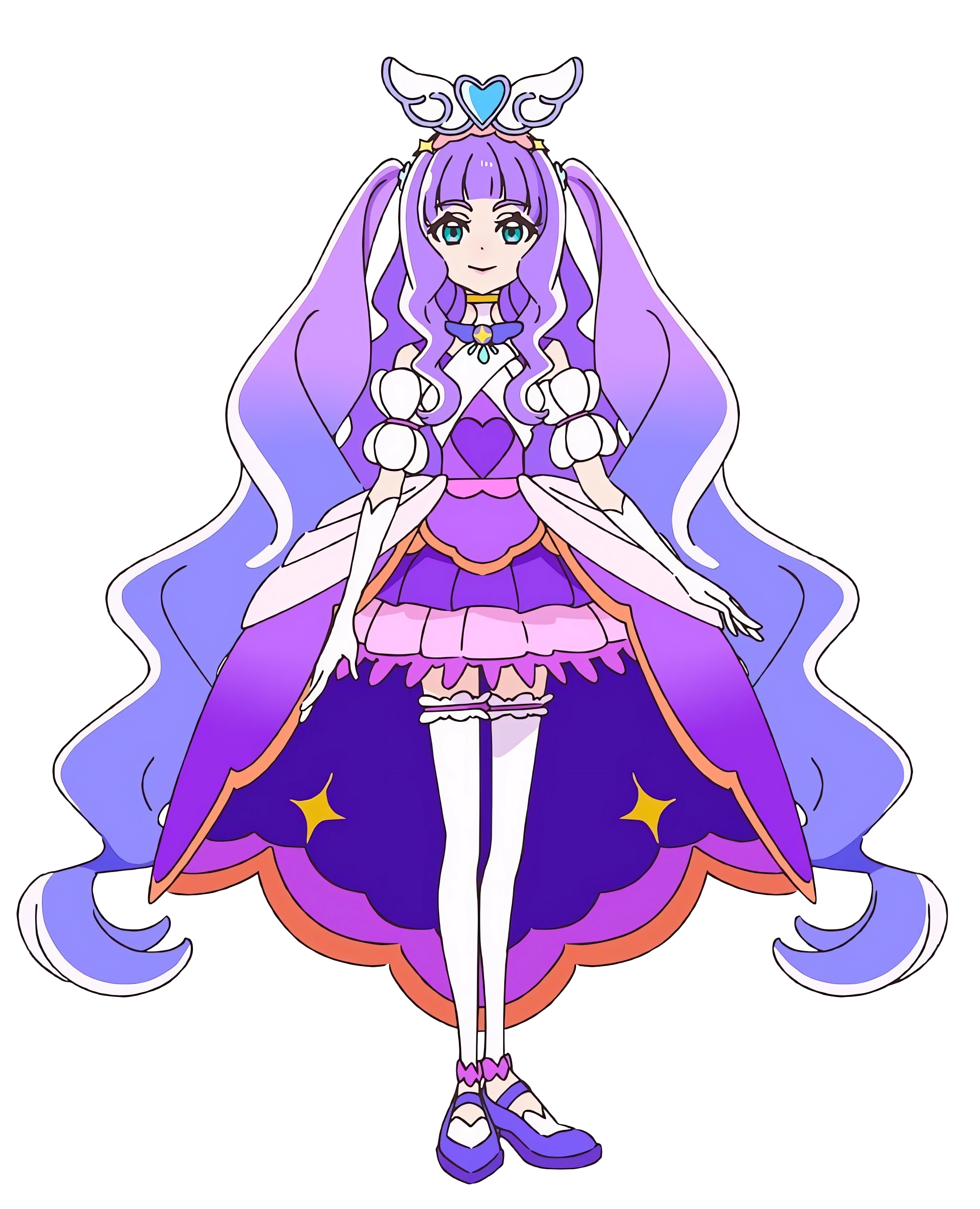 Cure Majesty from Hirogaru Sky PreCure by JWBtheUncanny on DeviantArt