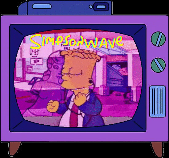 Simpsonwave * Free * Simpsonwave (Gif) by WalkingKatastrophe on DeviantArt
