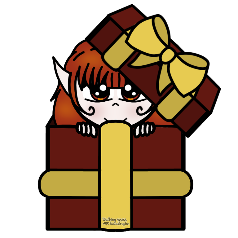 Present is present - YCH by WalkingKatastrophe on DeviantArt