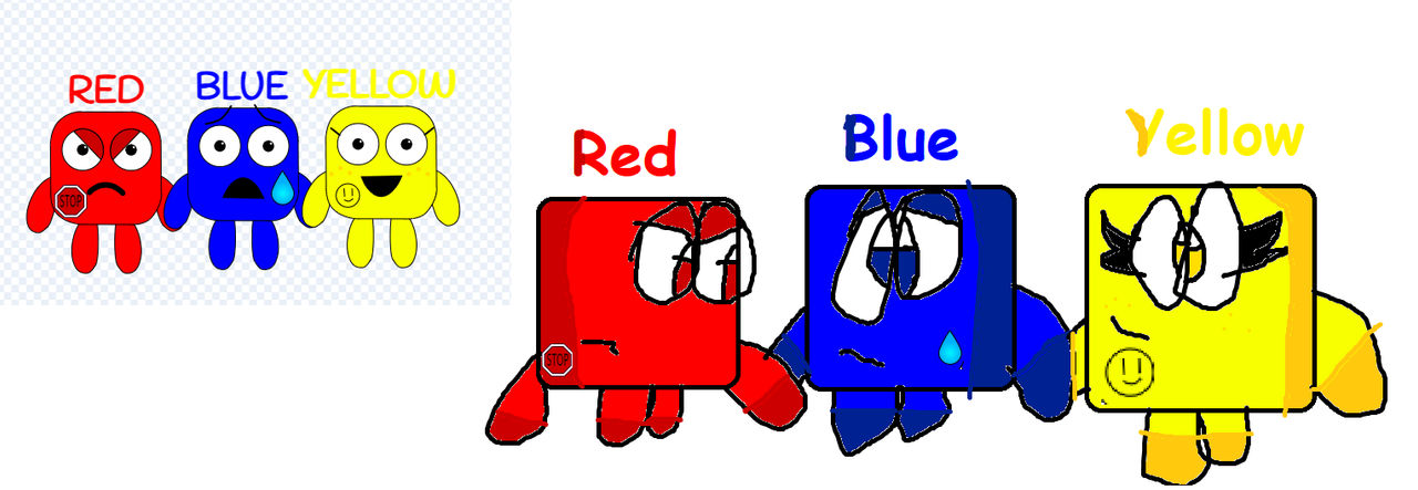 Primary Colorblock Colorblocks-The Primary Colors by Olaas56 on DeviantArt