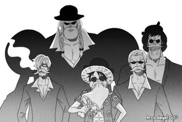 Bearded Mafia Strawhats