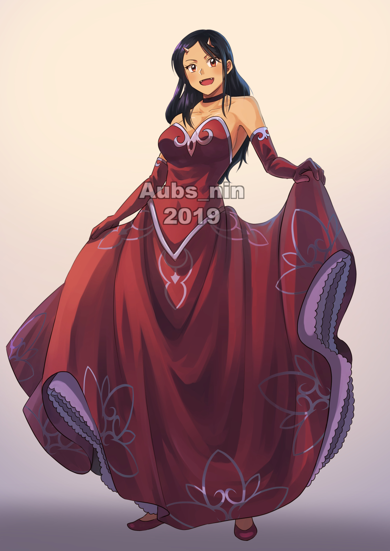 Commission: Red Dress