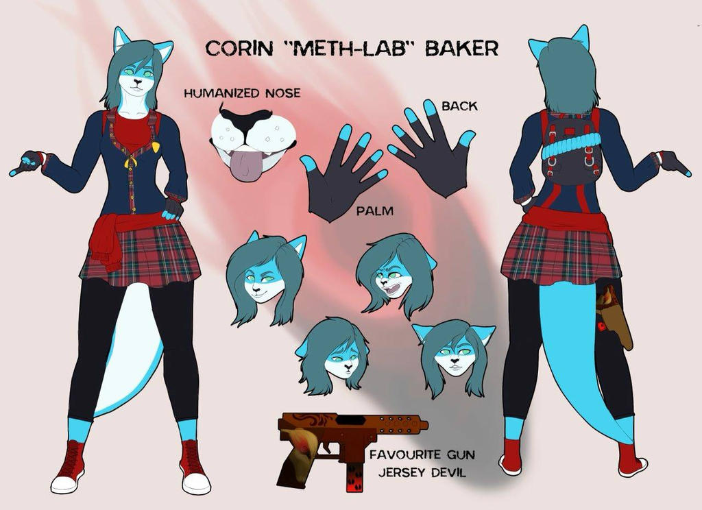 Corin Meth Lab Baker Ref sheet by GlitchTheory on DeviantArt