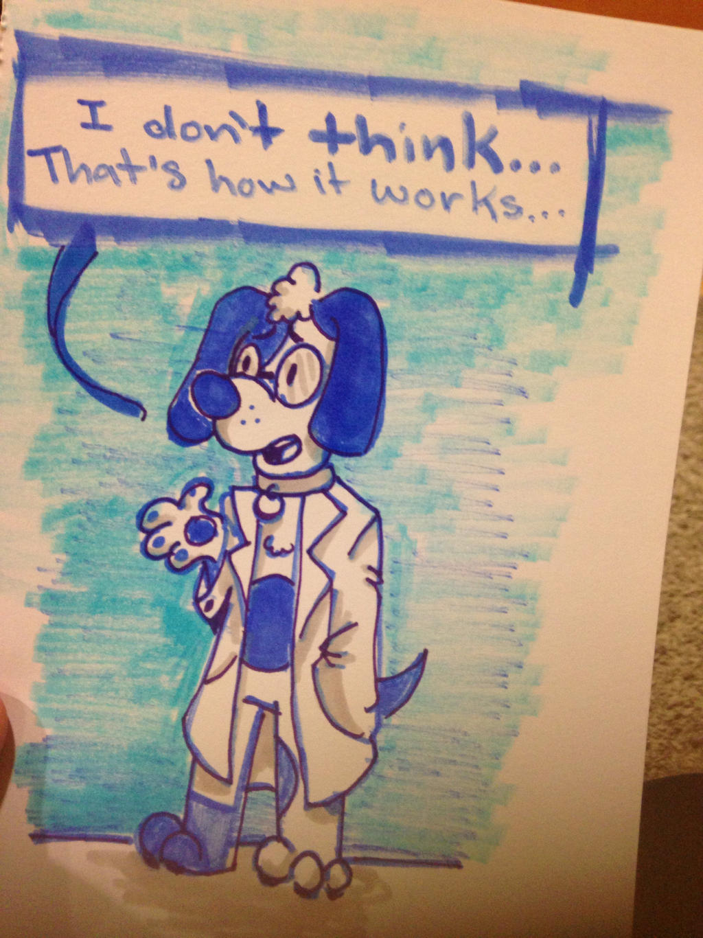 Science Dog by labracadabra on DeviantArt