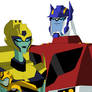 Optimus and Elita