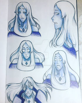 The Trial -Blue Diamond sketches