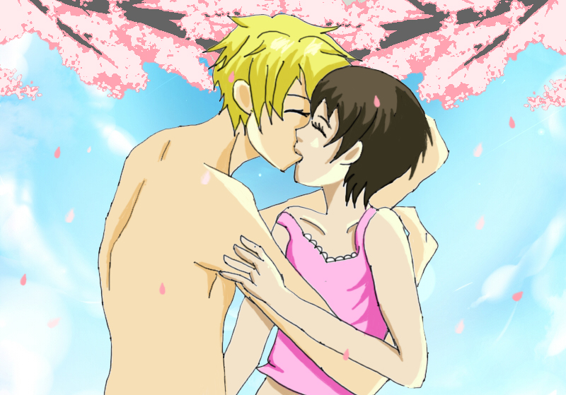 Tamaki x Haruhi: Sakura Kiss