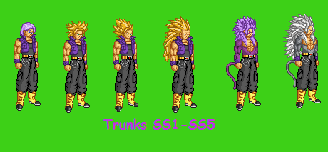 Trunks SS1-SS5 by GotenksFTW on DeviantArt