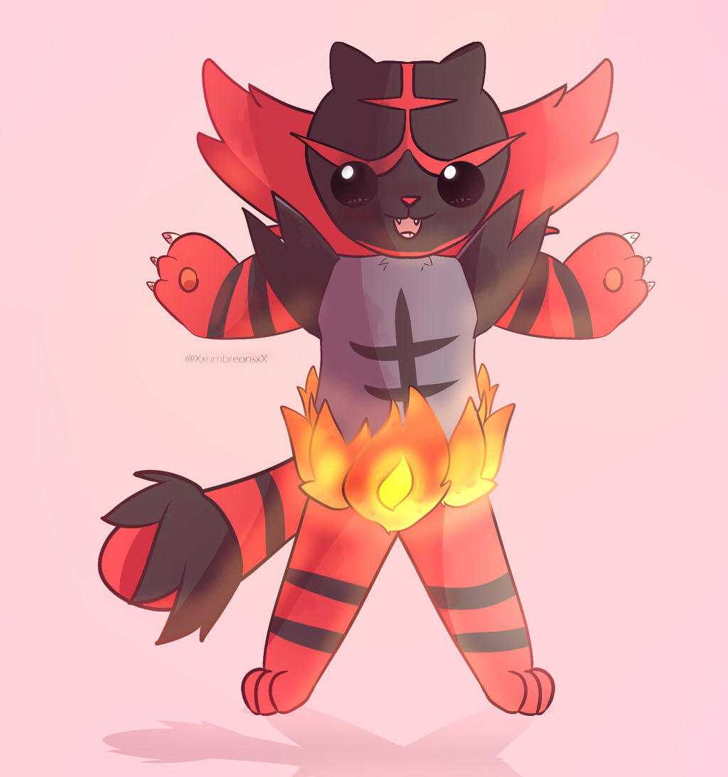 Chibi Incinaroar Incineroar Chibi Doodle by XxumbreonsxX on DeviantArt