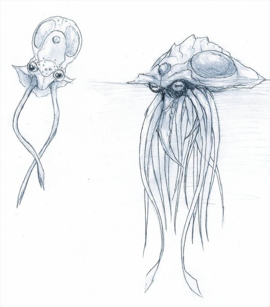 Tentacool and Tentacruel by RtRadke
