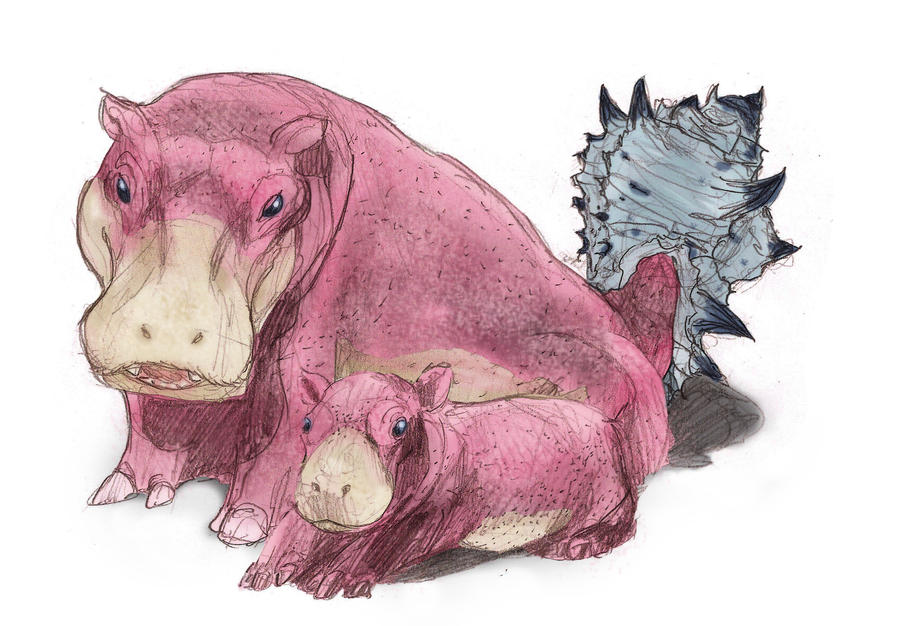 Slowpoke and Bro by RtRadke