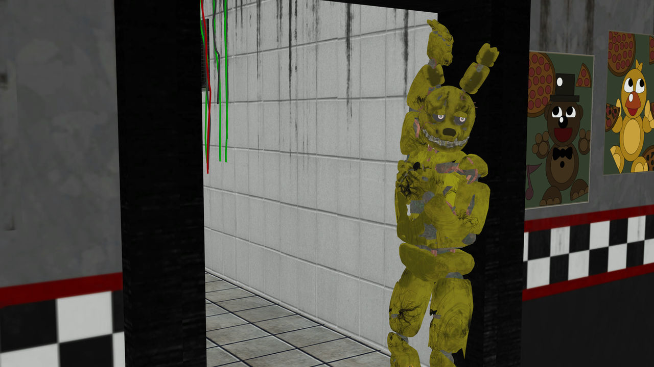 Spring Trap Position Springtrap Strikes A Pose 2 by isabellasearsfnaf on DeviantArt