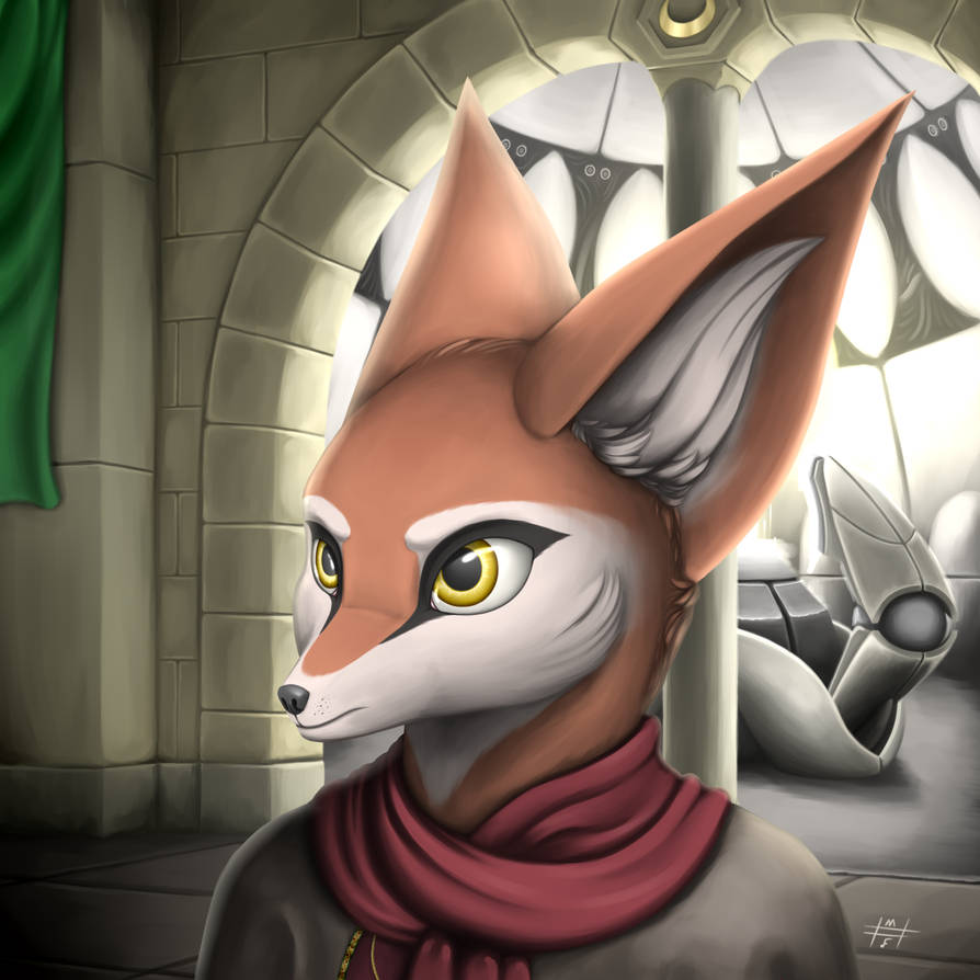 Spacefox Portrait by MDigamma1 on DeviantArt