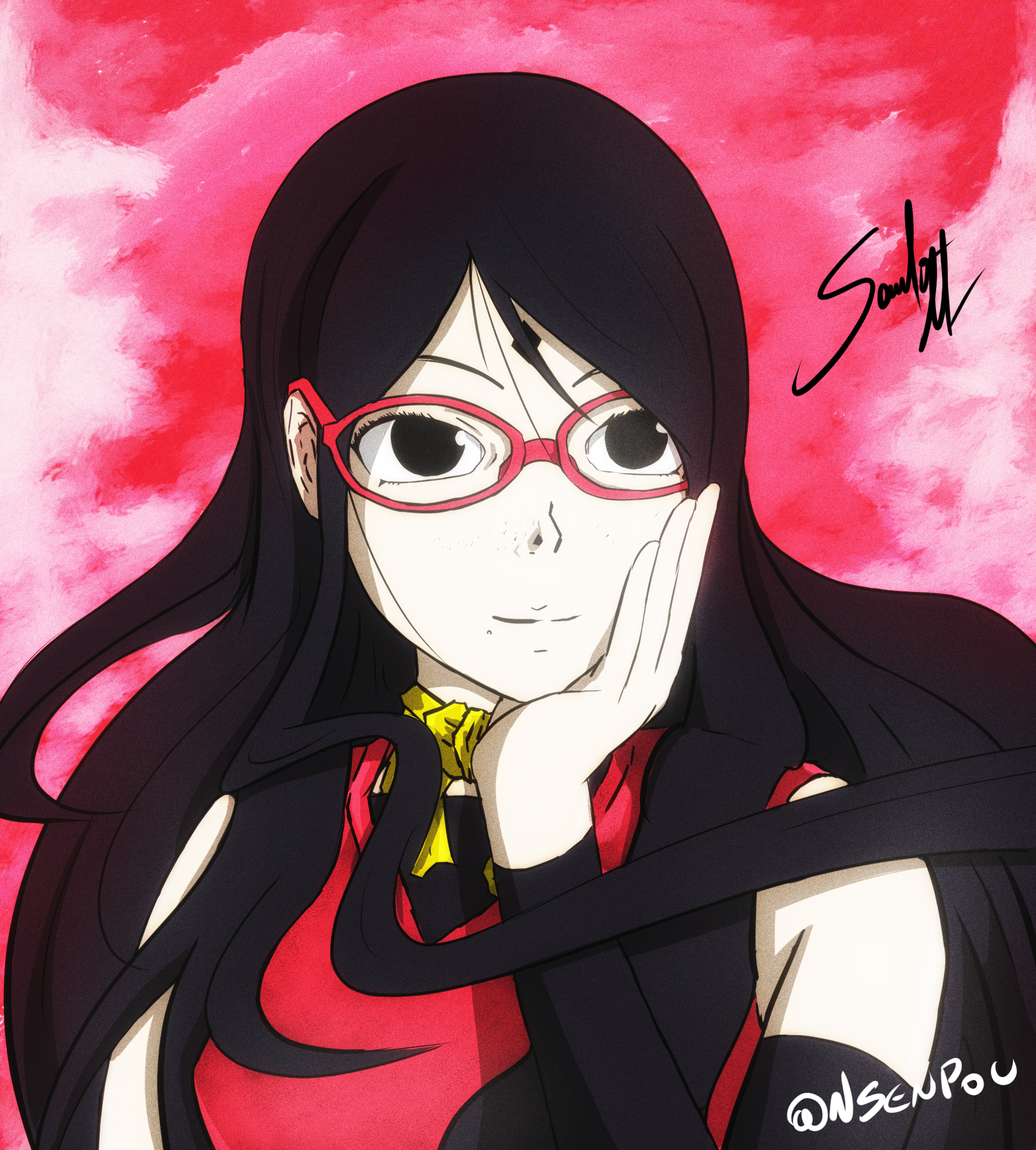 Sarada Uchiha - Time-skip by DennisStelly on DeviantArt