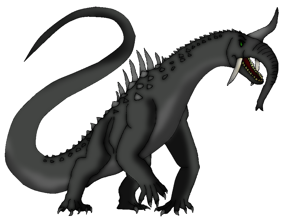 Mokele mbembe render by Francoraptor2018 on DeviantArt