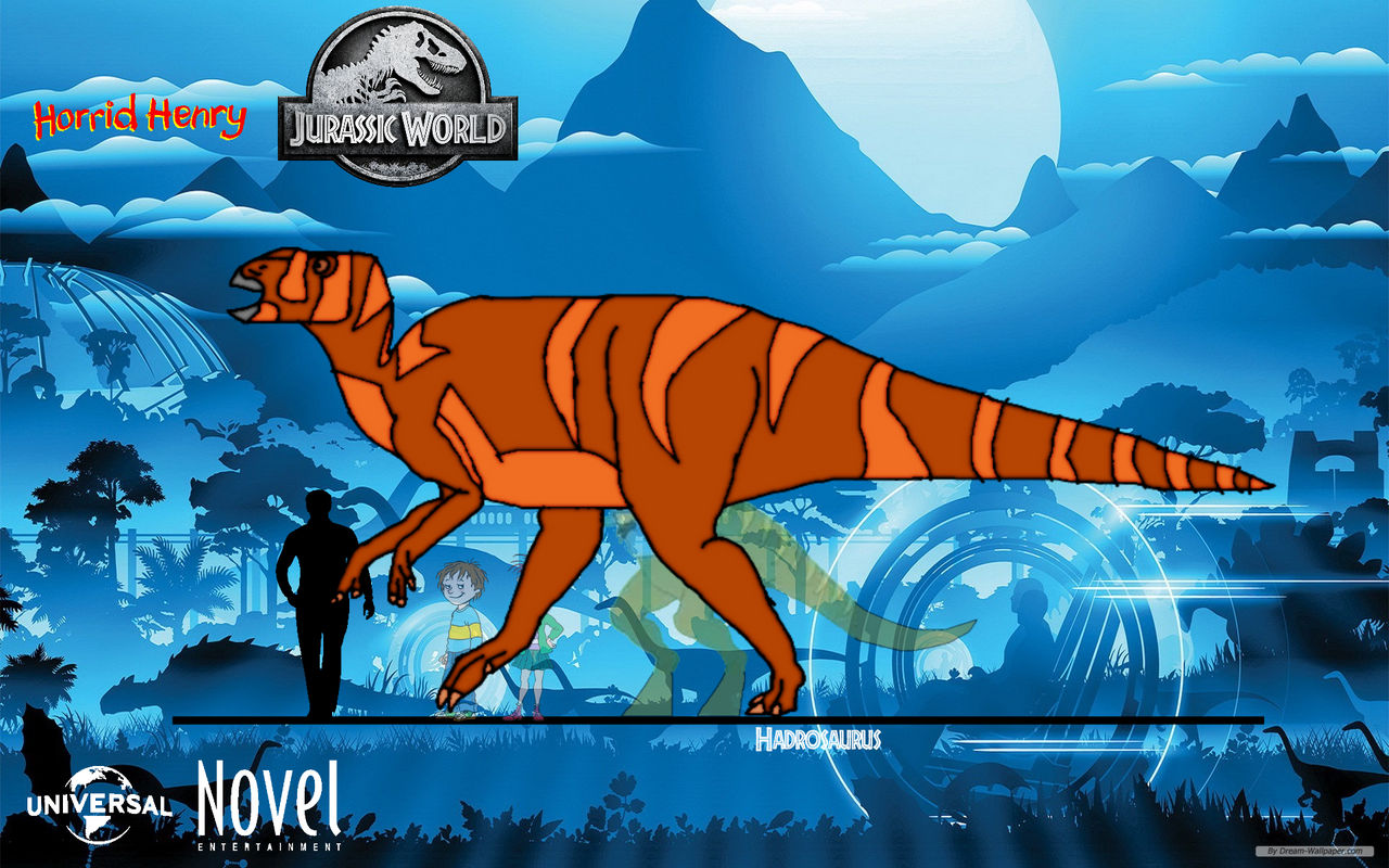 Hadrosaurus (Jurassic world Horrid henry Style) by Francoraptor2018 on DeviantArt