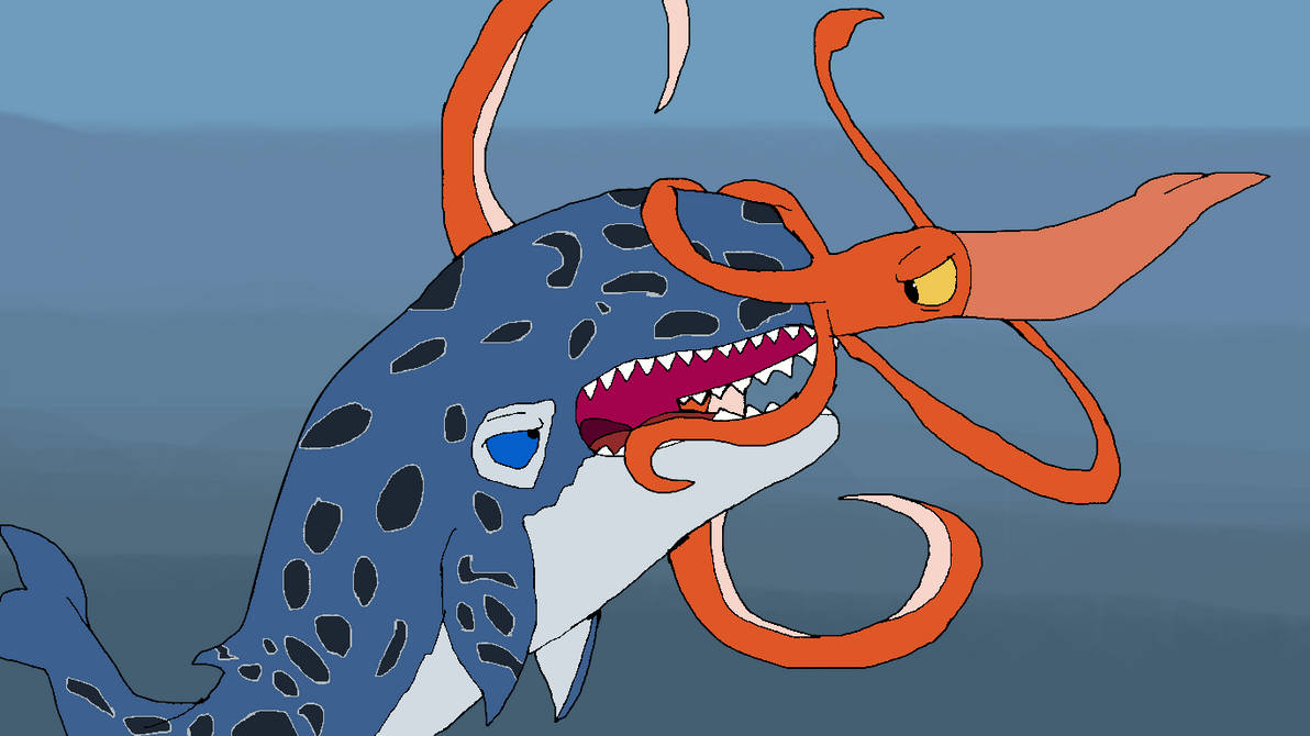 Leviathan Vs Colossal Squid (Jw HH Style) by Francoraptor2018 on DeviantArt