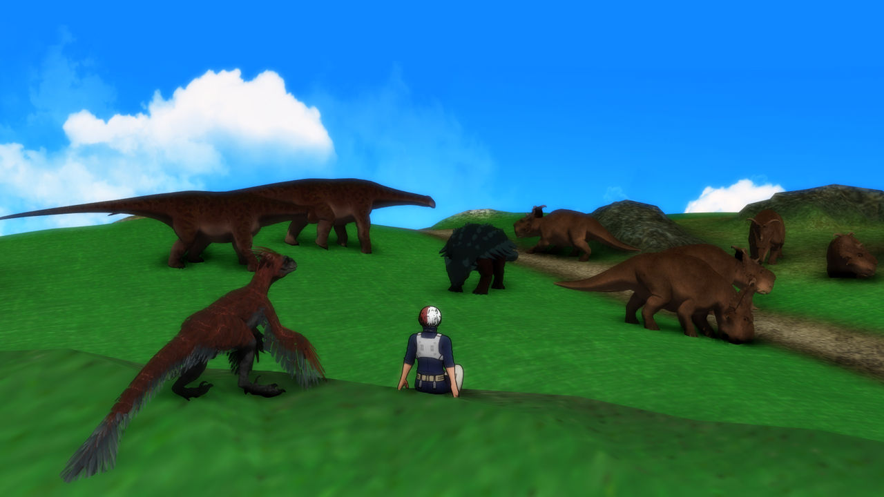 MMD:Shoto and Pyroraptor live at home by Francoraptor2018 on DeviantArt