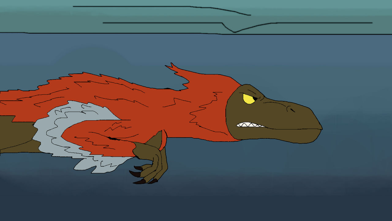 Pyroraptor Swiming Ice (JW Horrid henry Style) by Francoraptor2018 on ...