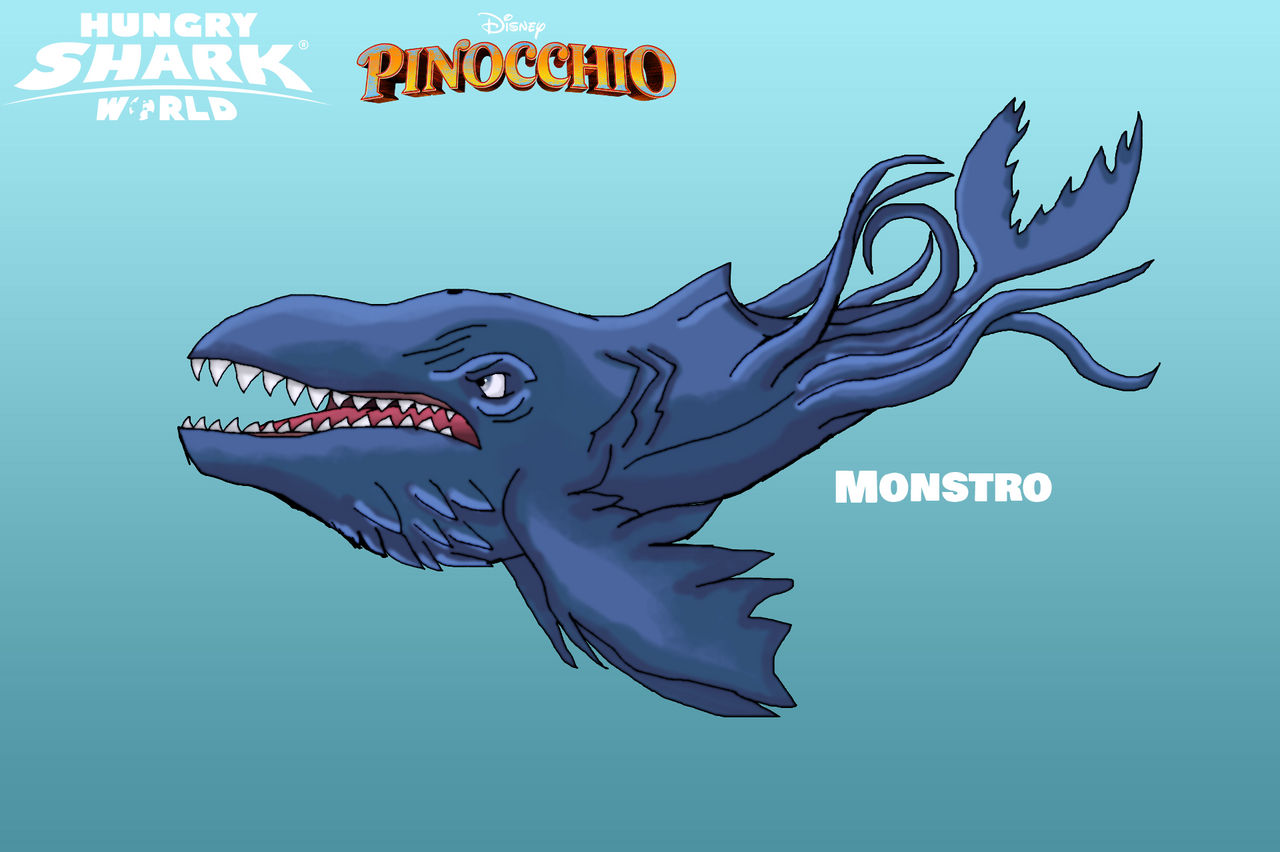 Monstro (Hungry Shark world Style/Idea) by Francoraptor2018 on DeviantArt