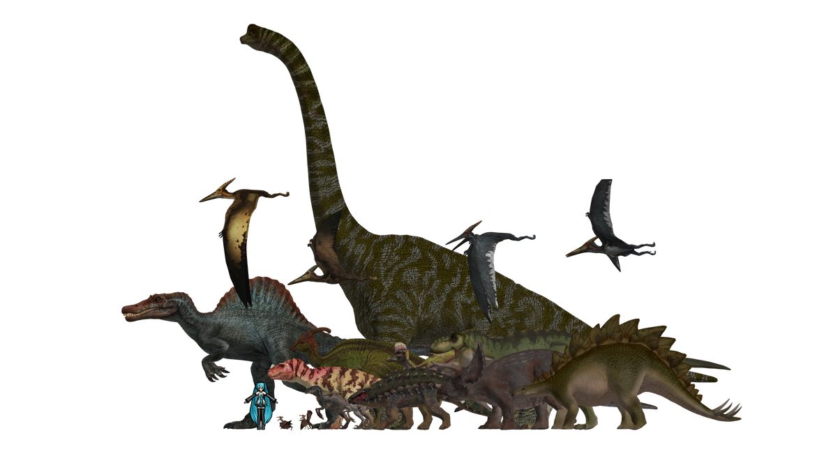 MMD JW:Jurassic park 3 Dinosaurs Size Comparison by Francoraptor2018 on ...