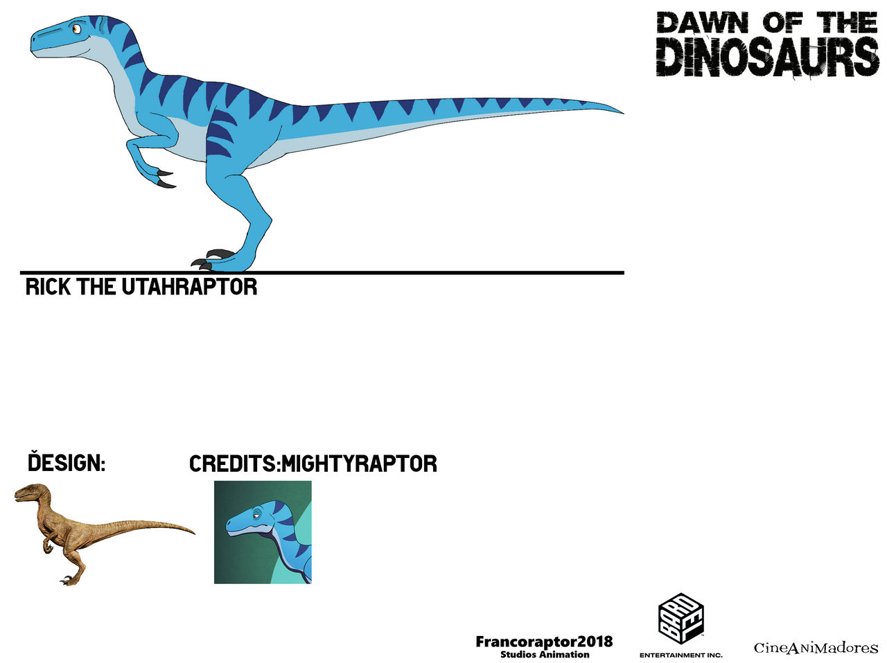 Rick Raptor Dawn of the Dinosaurs Design:Rick by Francoraptor2018 on DeviantArt
