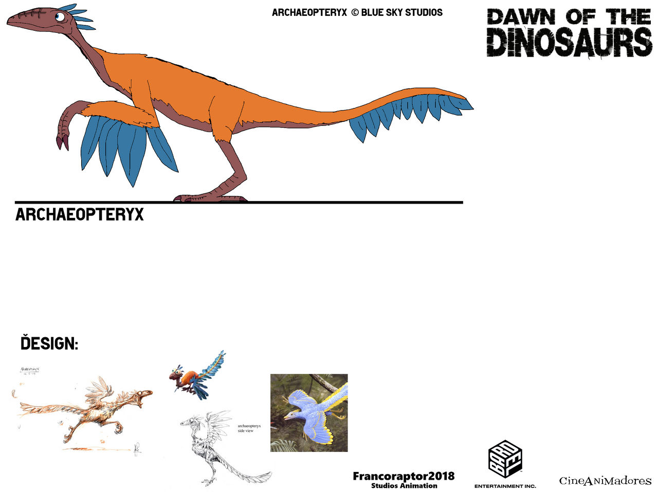 Dawn Of The Dinosaurs Design Archaeopteryx By Francoraptor2018 On dawn-of-the-dinosaurs-design-archaeopteryx-by-francoraptor2018-on