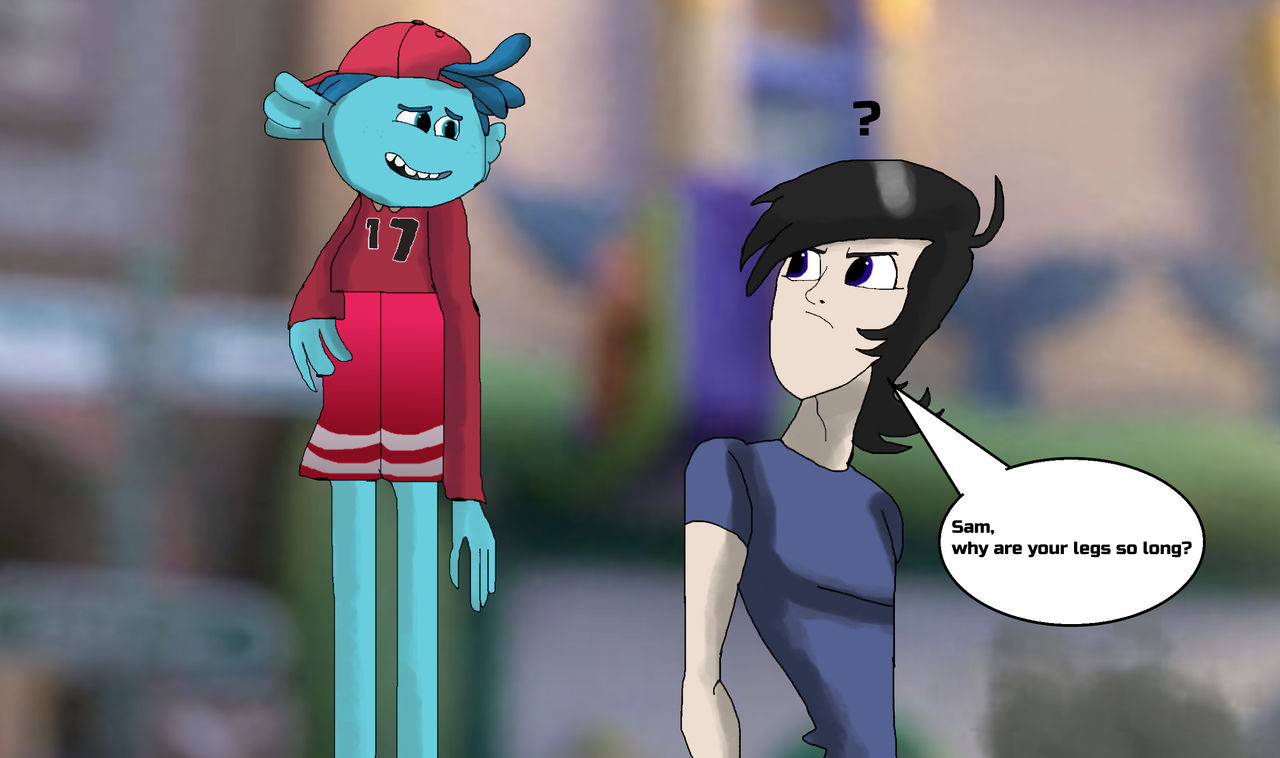 Deviantart Sam Sam Legs Long to Lance by Francoraptor2018 on DeviantArt