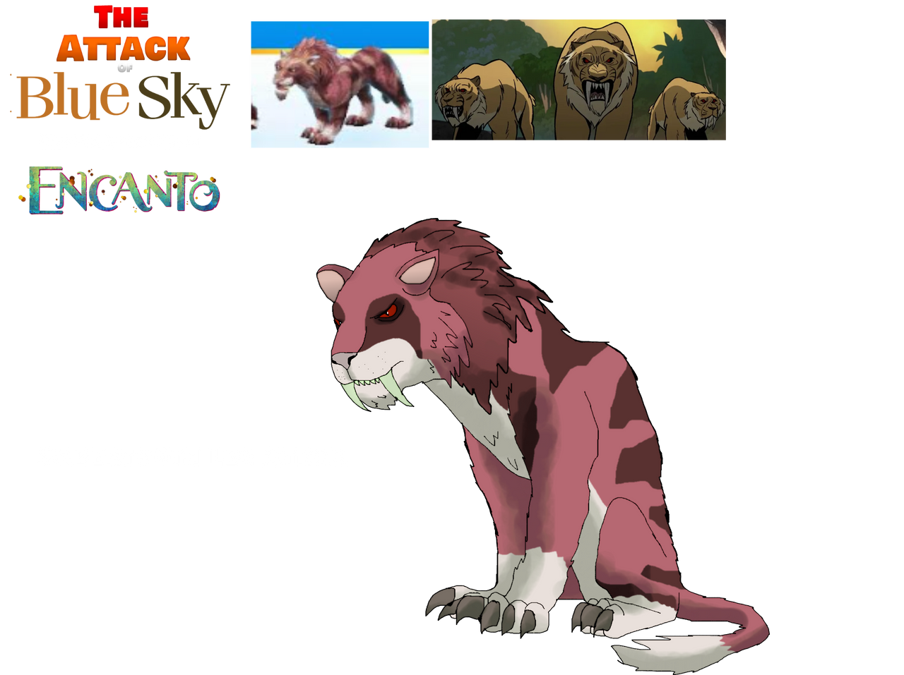 Sabertooth Leo Atrox (TAOB OC/Style) by Francoraptor2018 on DeviantArt