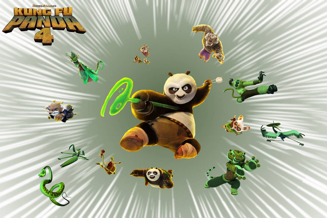 Kung fu Panda 4 (Edited Poster) by Francoraptor2018 on DeviantArt