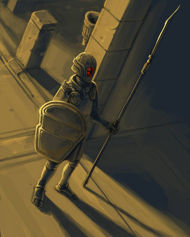 Temple Guard Rune Wizard Temple guard by MrLou4 on DeviantArt